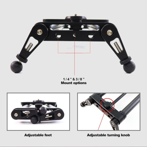 Konova P1 120 cm Carbon Kamera-Slider (mit KMS-S2)