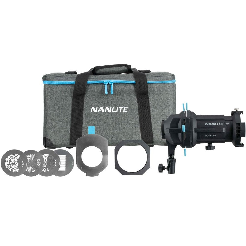 Nanlite NL-PJ-FZ60-36 Projection Attachment Anschluss für FM-mount (w/ 36 Grad-Objektiv)