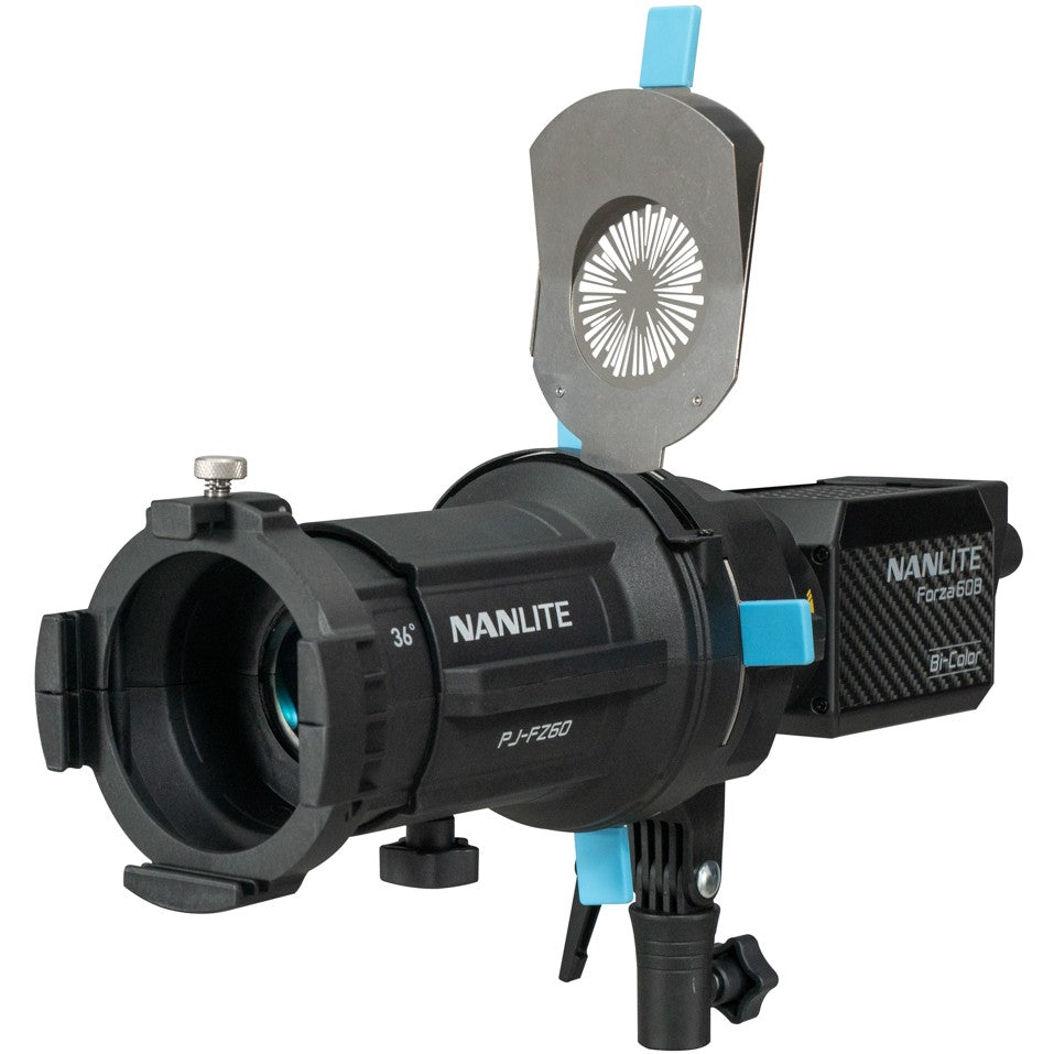Nanlite NL-PJ-FZ60-36 Projection Attachment Anschluss für FM-mount (w/ 36 Grad-Objektiv)