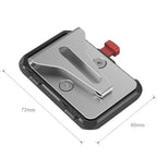 SmallRig Mini V-Mount Plaque de batterie avec clip de ceinture 2990