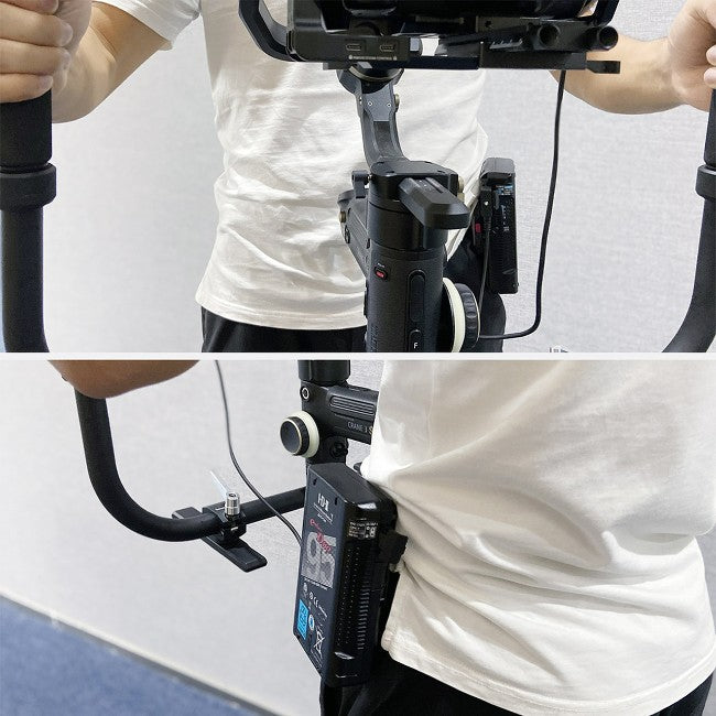 SmallRig Mini V-Mount Plaque de batterie avec clip de ceinture 2990