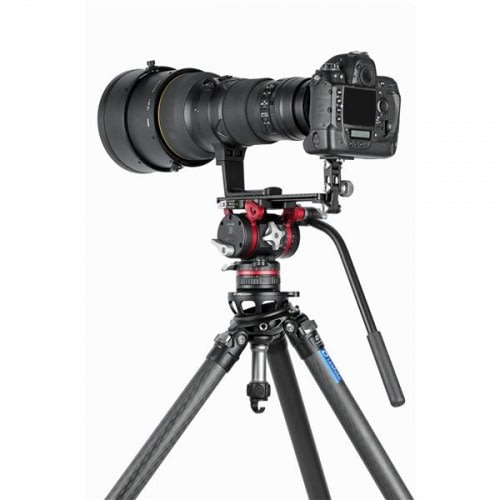 Leofoto Summit 100mm Nivellierbasis + Plattform lang mit Haken