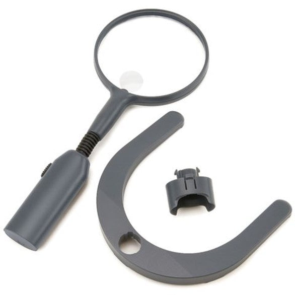 Carson Flexible Tischlupe mit LED 2x110mm
