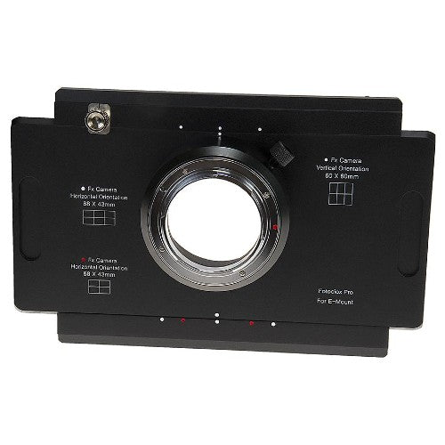 Fotodiox Pro Adaptateur de monture d'objectif - Sony Alpha E-Mount vers 4x5 (SnyE-4x5-Pro)