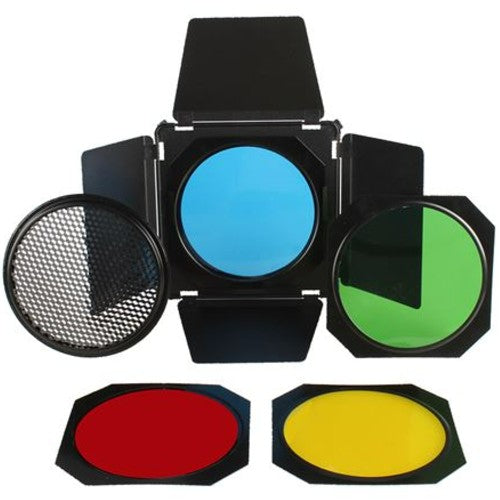 StudioKing Ensemble de valves SK-BD18 avec filtres de couleur et nid d'abeille