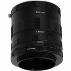 Fotodiox Ensemble de Tubes d'Extension Macro pour appareils photo reflex à monture Nikon F pour la photographie en gros plan extrême