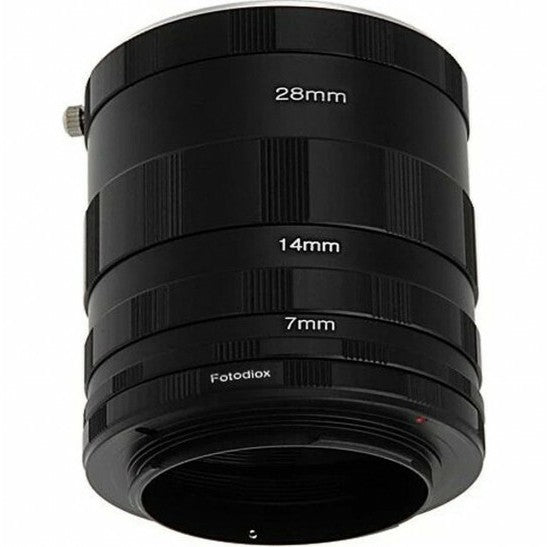 Fotodiox Ensemble de Tubes d'Extension Macro pour appareils photo reflex à monture Nikon F pour la photographie en gros plan extrême