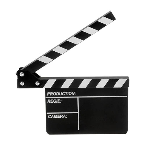 Fotodiox Movie Clapboard (Clapper), ardoise de production, tableau d'ardoise de directeur - Taille 6.5x10.5in
