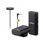 Sony Multi-interface Shoe Compatible Wireless Microphone with Compact Stereo Lavalier microphone kit