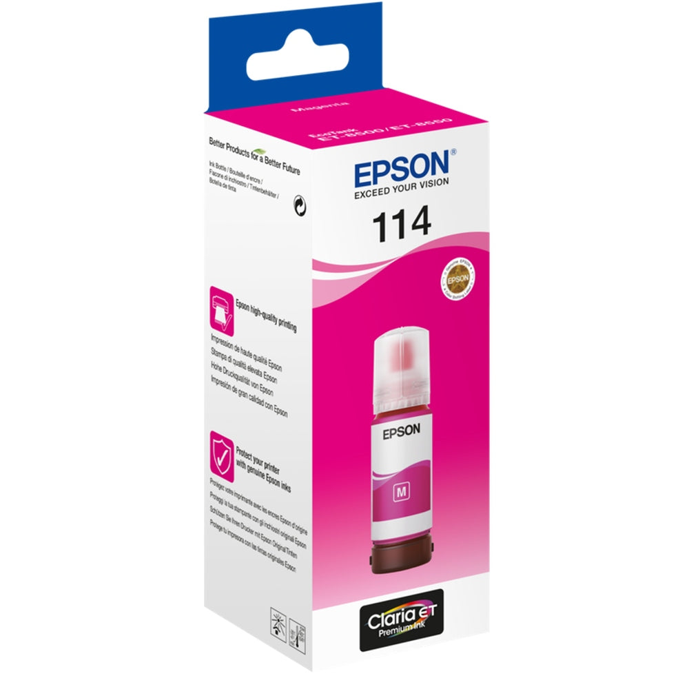 Epson 114 EcoTank Magenta Bouteille d'encre