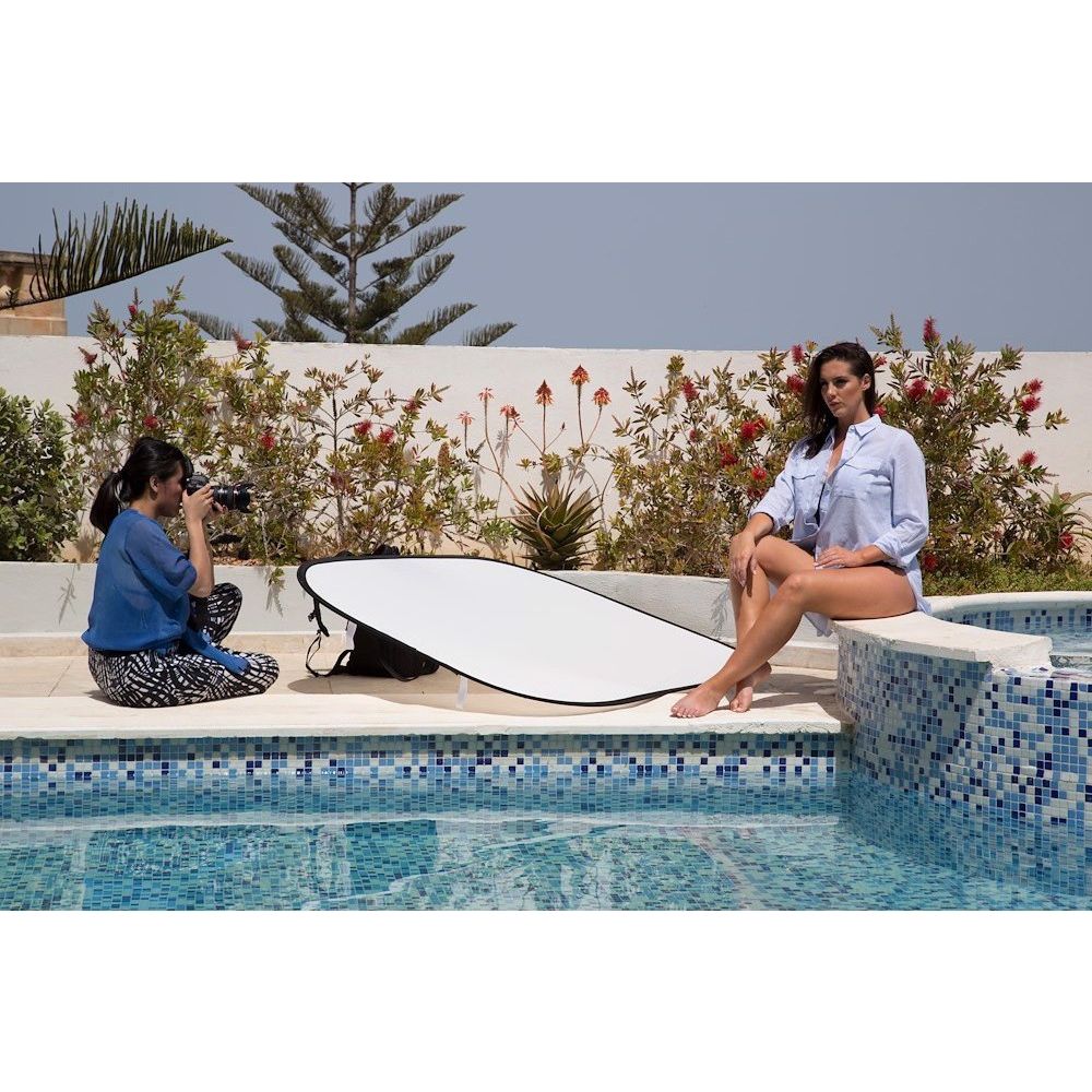 Manfrotto écran de réflexion pliable Panelite 180x120cm feu de soleil/argent