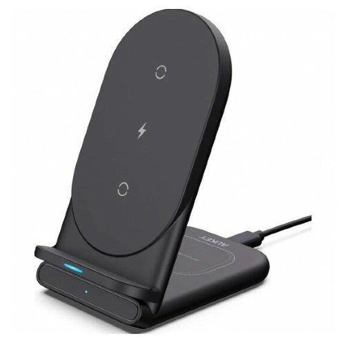 Aukey Aircore Support de Charge sans Fil 2 en 1 - Noir
