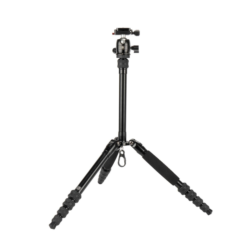 Sirui Traveler 5AX Reise-Stativ schwarz Aluminium + B-00K Kugelkopf