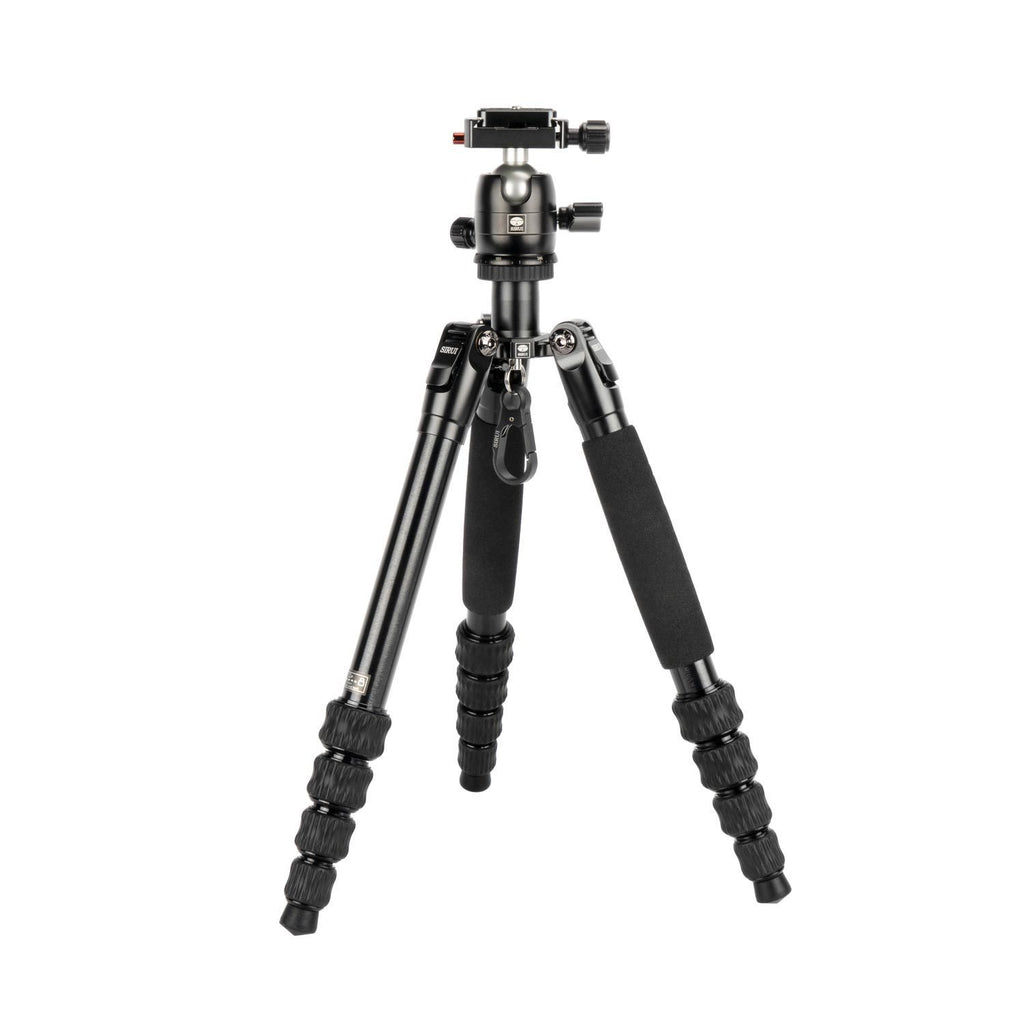 Sirui Traveler 5AX Reise-Stativ schwarz Aluminium + B-00K Kugelkopf