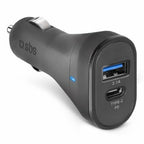 SBS Support Pince 15W pour une Charge sans Fil Ultra-rapide et un Kit de Chargeur de Voiture