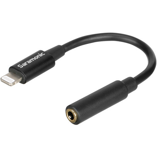Saramonic SR-C2002 3.5mm TRRS á Lightning adapteur câble (6cm)
