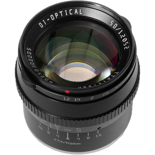 TTartisan 50mm f/1.2 Fuji X Monture