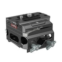 SmallRig 3067 Leichtgewichtgrundplatte mit doppelter 15-mm-Stangenklemme (Magnesiumlegierungsversion)