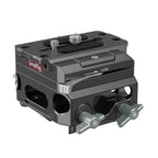 SmallRig 3067 Leichtgewichtgrundplatte mit doppelter 15-mm-Stangenklemme (Magnesiumlegierungsversion)
