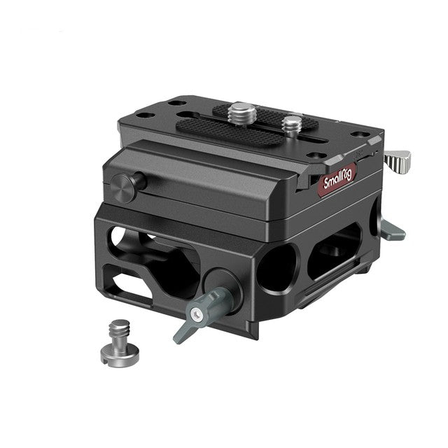 SmallRig 3067 Leichtgewichtgrundplatte mit doppelter 15-mm-Stangenklemme (Magnesiumlegierungsversion)