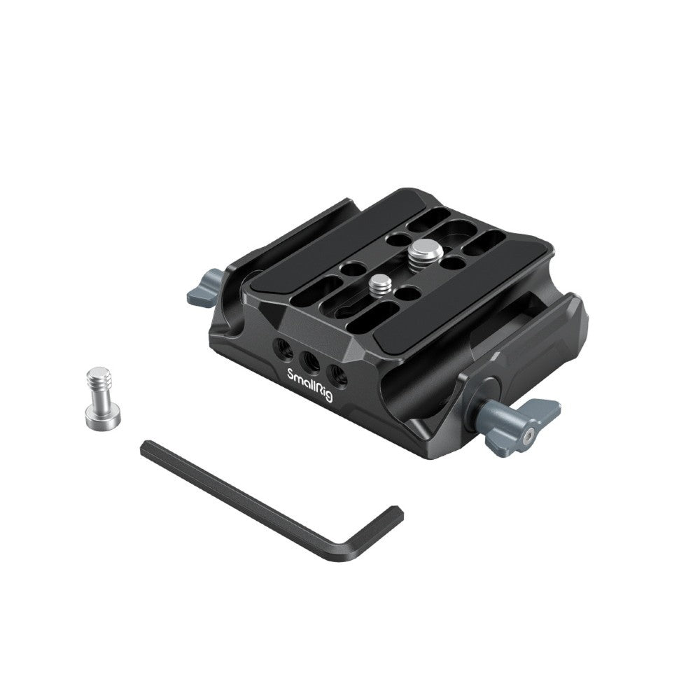 SmallRig 3357 LWS-Universalgrundplatte mit doppelter 15-mm-Stangenklemme