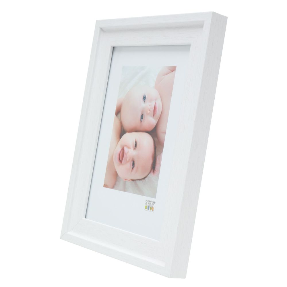 Deknudt Fotorahmen in weißer Malereioptik 10x15 S45EF1