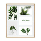 Deknudt Cadre multi-photos en bois avec passepoil blanc et passe-partout pour 5 photos 10x15 S46WG4