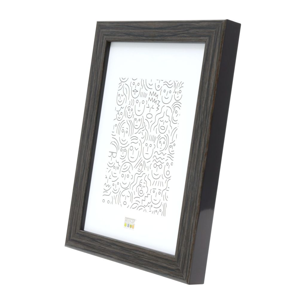 Deknudt Narrow frame in grey-brown root wood colour 10x15 S46RH7