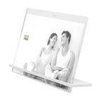 Deknudt Cadre photo transparent 5,4mm d'épaisseur avec support blanc 13x18 S58SD1