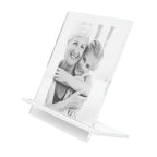 Deknudt Cadre photo transparent 5,4mm d'épaisseur avec support blanc 13x18 S58SD1