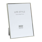 Deknudt Narrow metal frame in shiny silver S58MS1