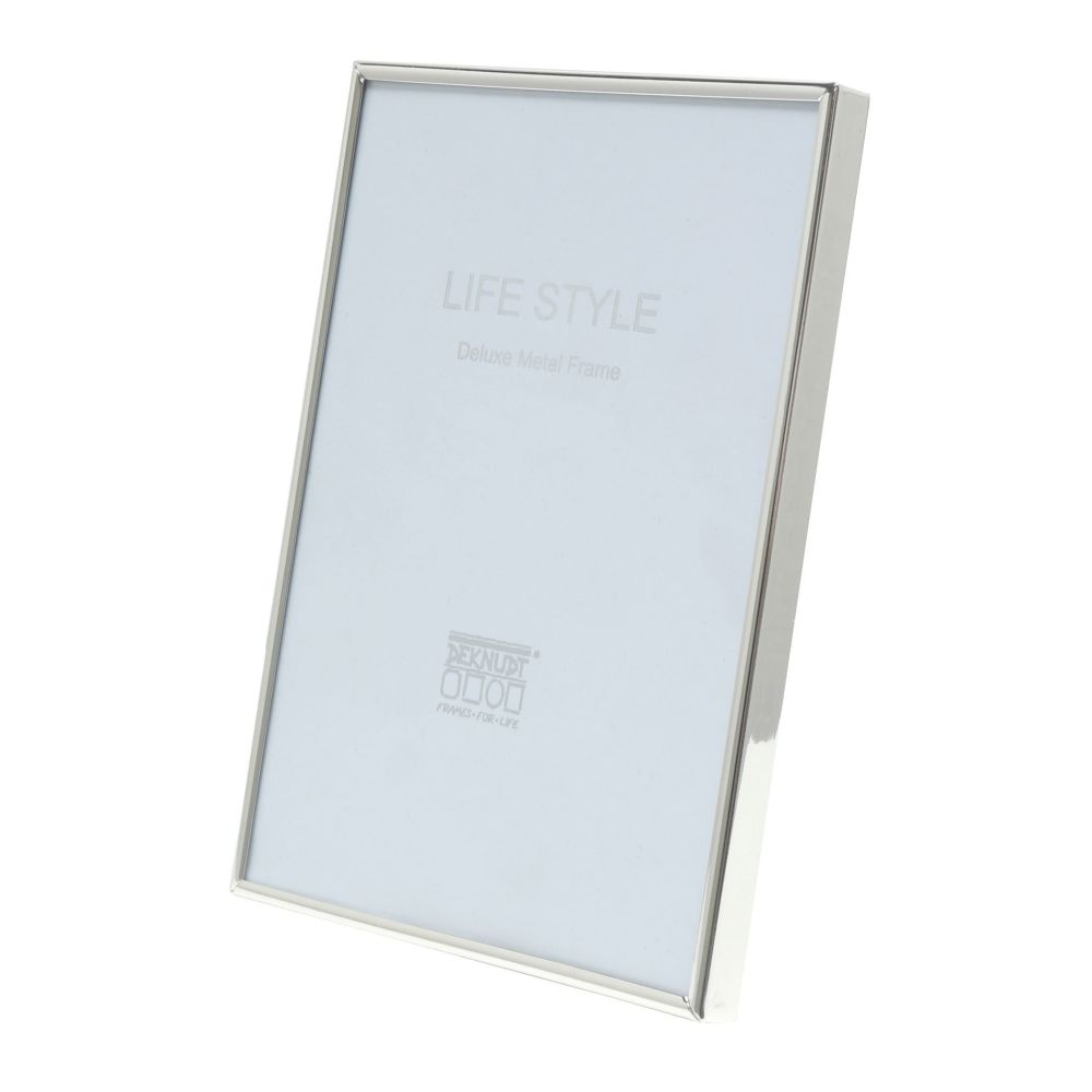 Deknudt Narrow metal frame in shiny silver S58MS1
