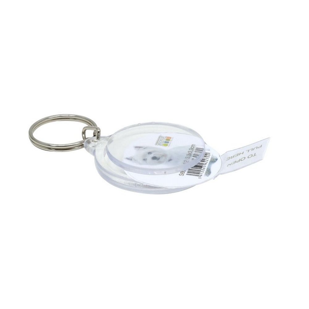 Deknudt Porte-clés photo rond en plastique S66GA2