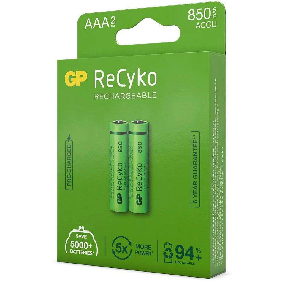 GP AAA ReCyko Wiederaufladbar 850 mAh