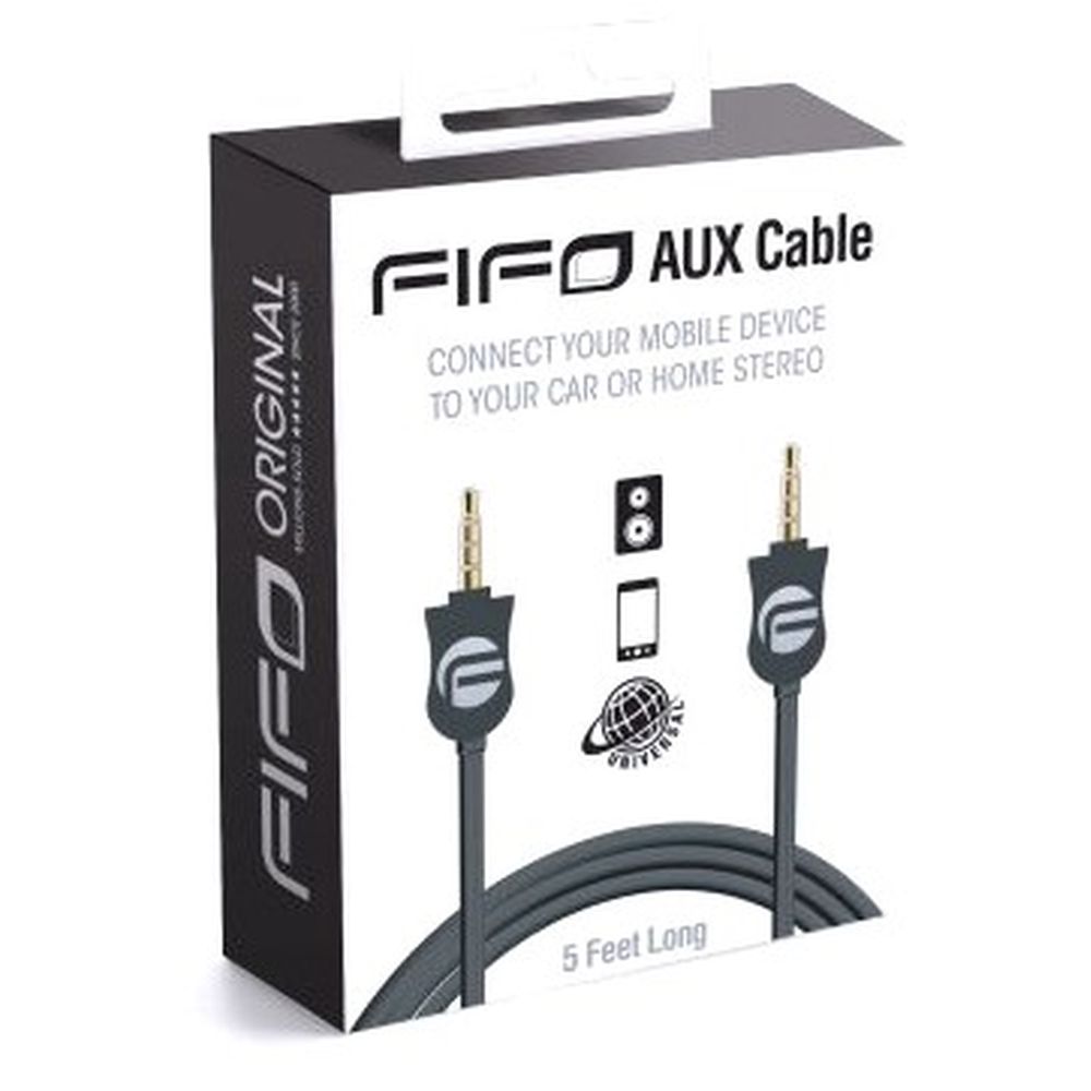 FIFO AUXILIARY CABLE 5 FEET LONG (60410 BLACK)