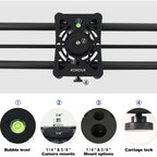 Konova P1 80cm Carbon Kamera-Slider (mit KMS-S3)