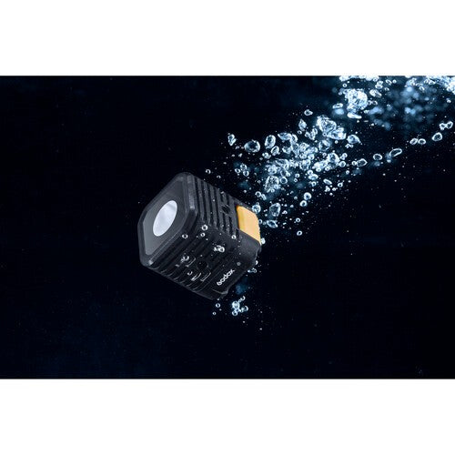 Godox WL4B Wasserdichtes LED-Licht mit eingebautem Akku