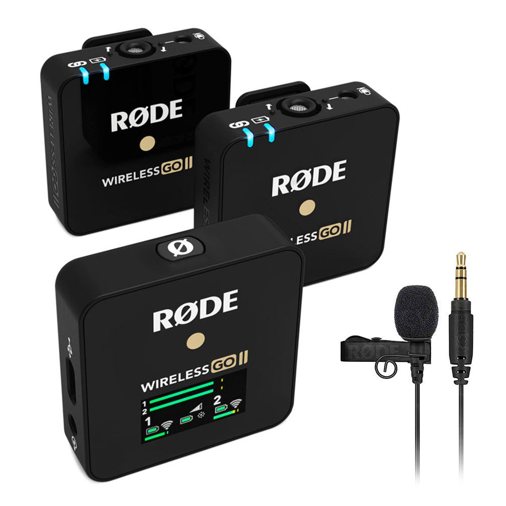 Rode Wireless Go II + 2x Rode Lavalier GO