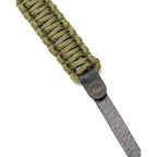 Leica 18895 Paracord belt made by COOPH black/olive green 100 cm