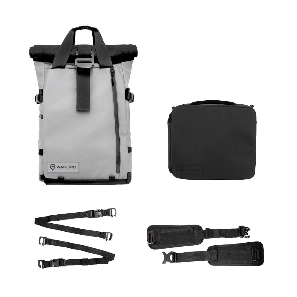 WANDRD THE PRVKE 31-Liter limitierte Auflage Grau Photo Bundle