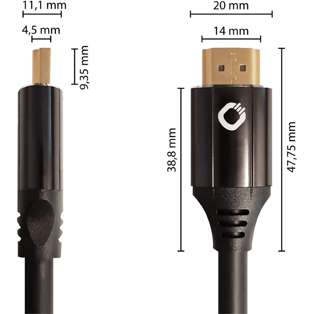 Black Magic Ultra High Speed 4K/8K HDMI Kabel 120Hz - 1.5M Schwarz