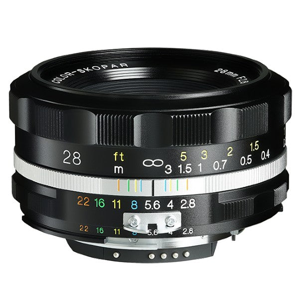 Voigtlander Color Skopar f/2.8 28mm SLII-S Nikon noir