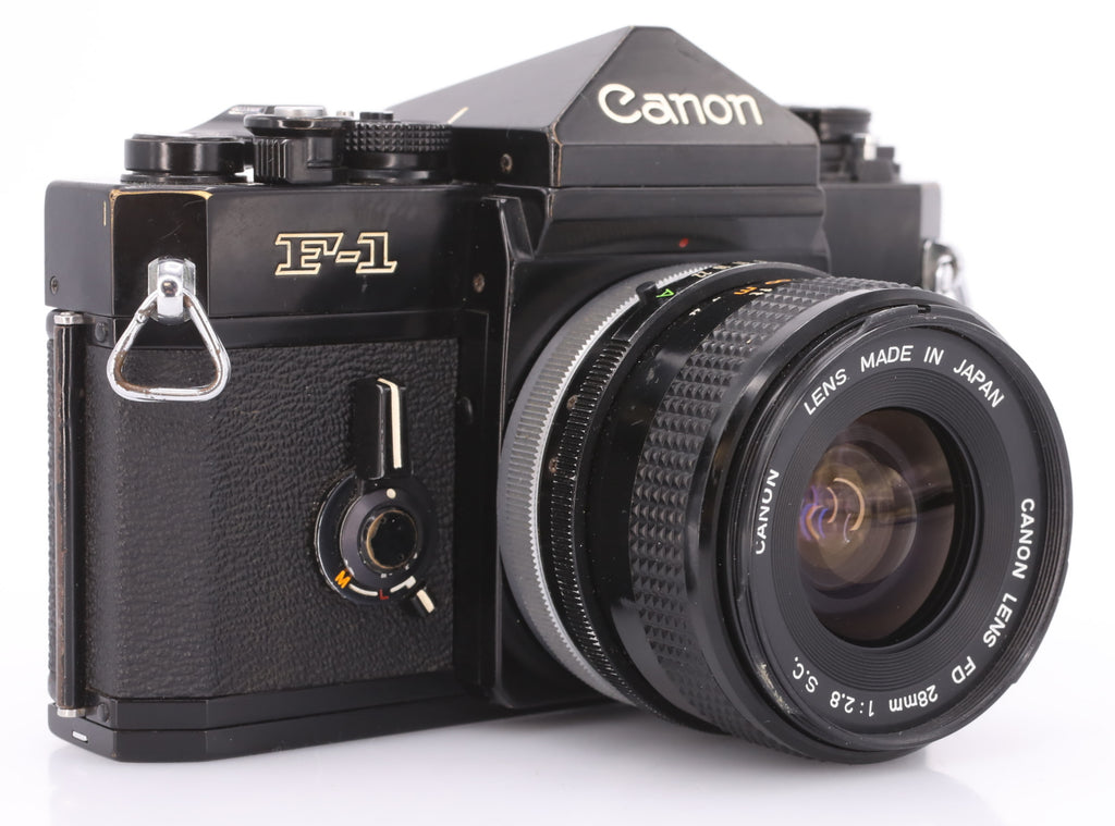 Canon F1 Body + FD 28mm F/2.8 S.C. occasion
