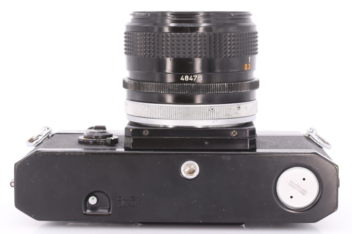 Canon F1 Body + FD 28mm F/2.8 S.C. occasion