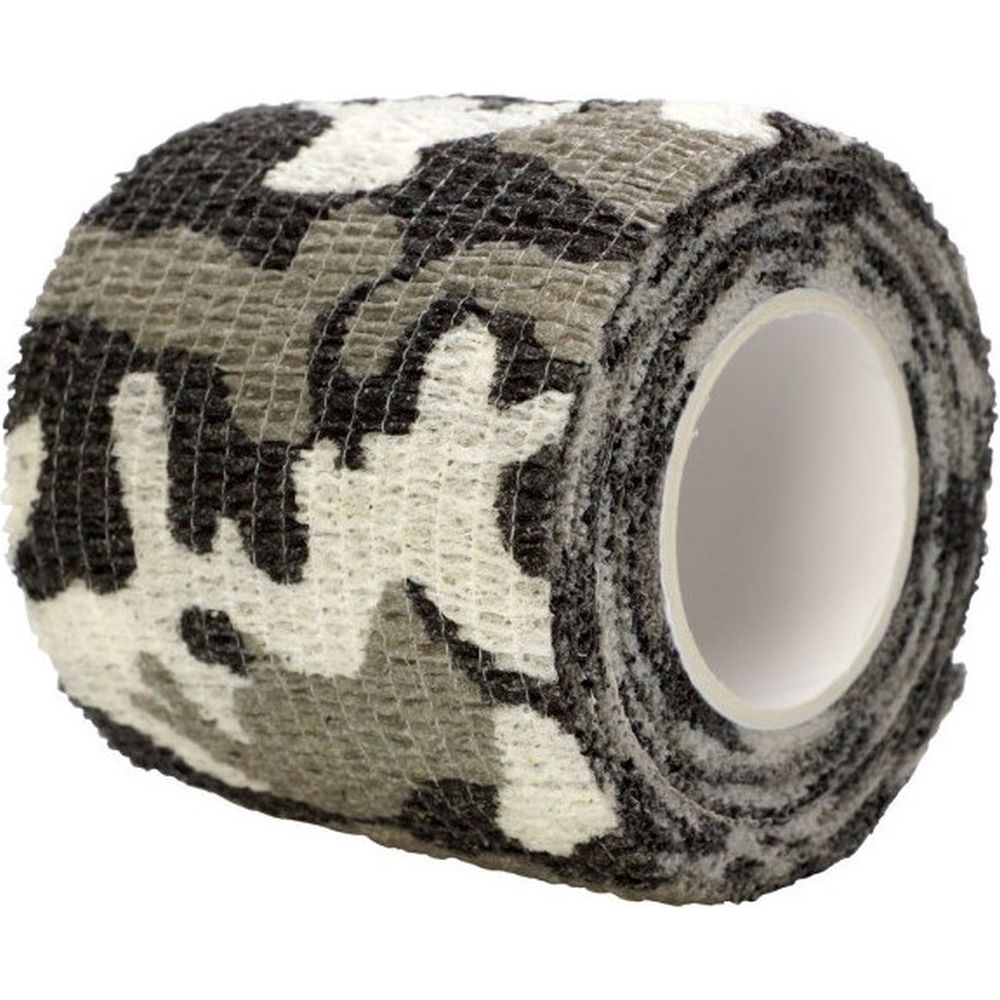BIG Tarnklebeband Flecktarn grau 5 cm x 2.5 m