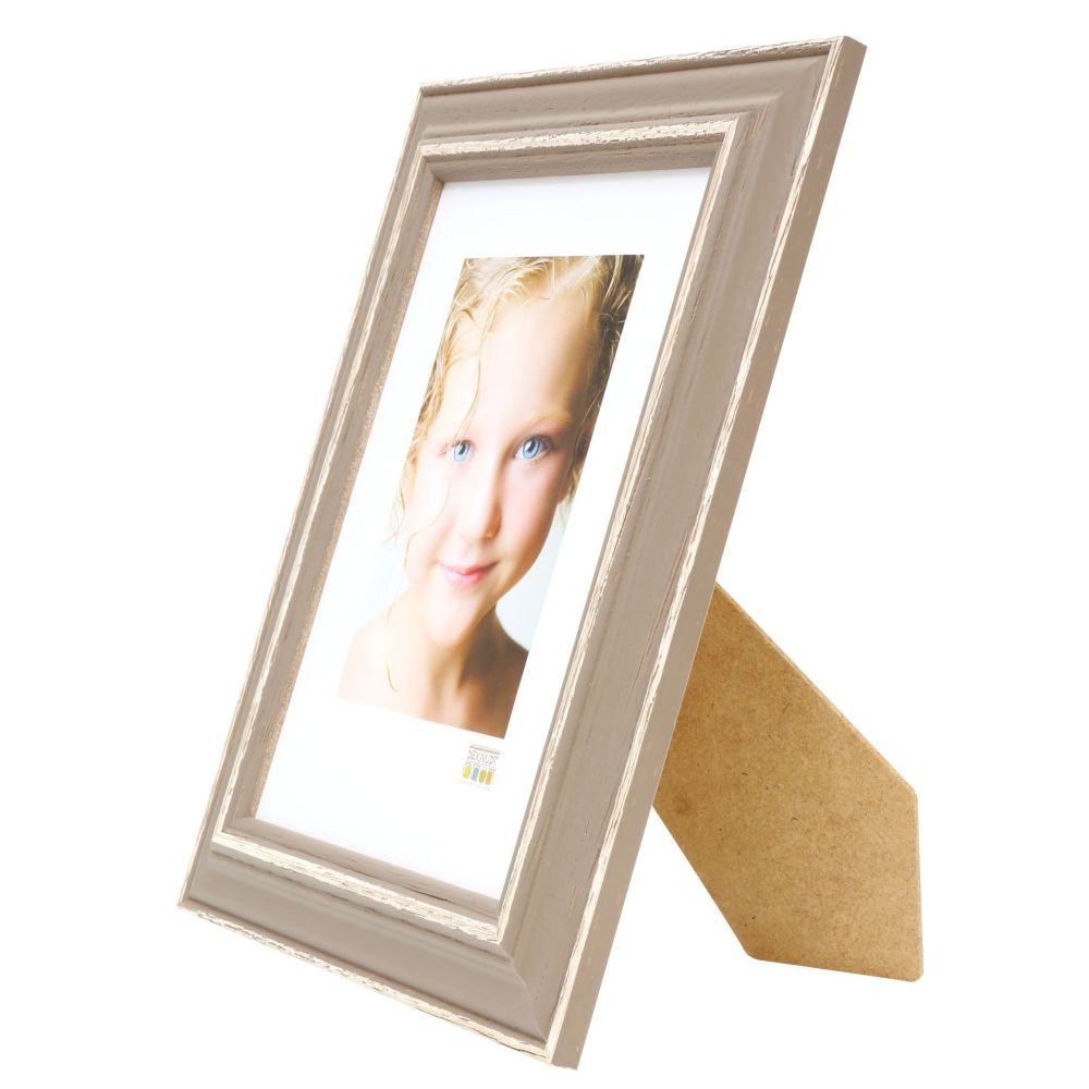 Deknudt Cadre photo beige avec accent de couleur naturelle 10x15 S221F3