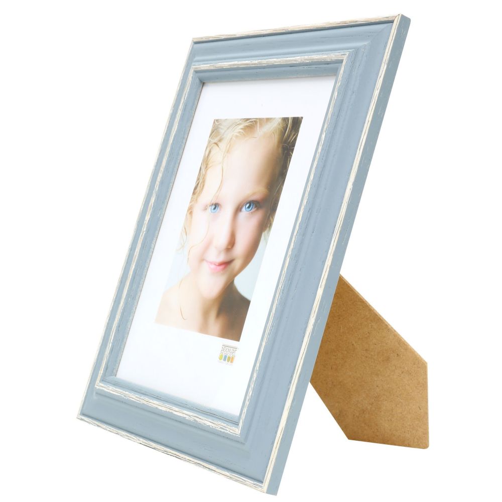Deknudt Cadre photo bleu avec couleur naturelle 20x30 S221F6