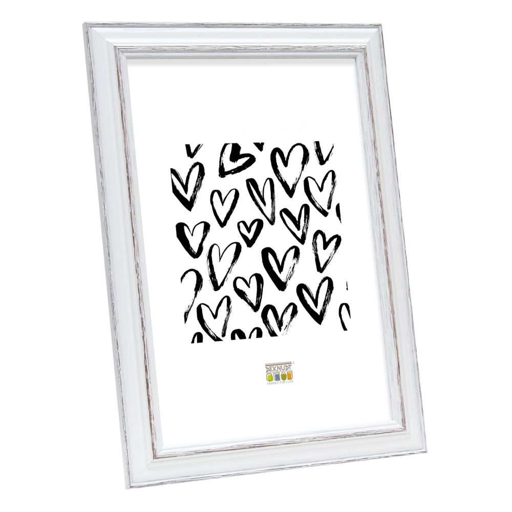Deknudt Photo Frame white with brown colour Accent 15x20 S221H3