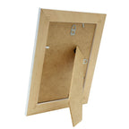 Deknudt Cadre photo blanc avec accent marron 18x24 S221H3