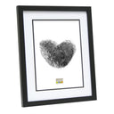 Deknudt Cadre photo noir avec passe-partout 10x15 S43AK2